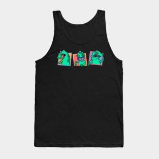 Cartoon Dinosaur Tank Top